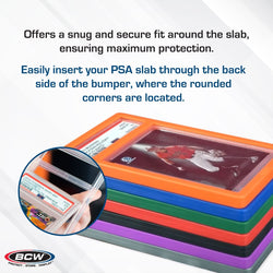 BCW: Graded Slab Bumper - PSA - Blue (6 Each/Pack - 40 Packs/Case)