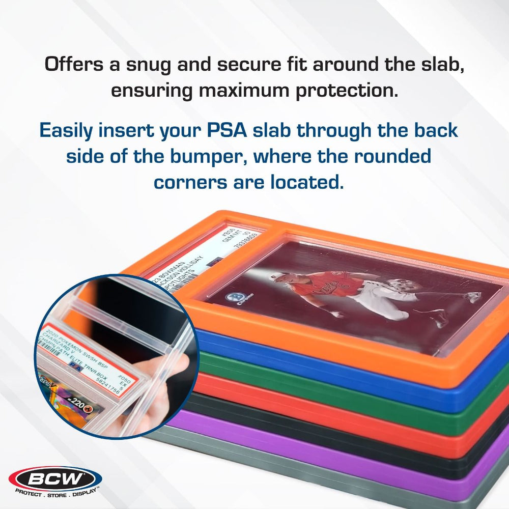 BCW: Graded Slab Bumper - PSA - Translucent (6 Each/Pack - 40 Packs/Case)
