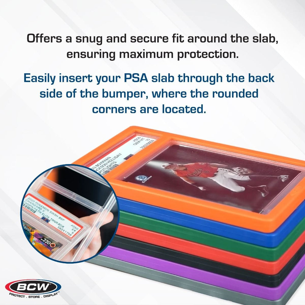 BCW: Graded Slab Bumper - PSA - Purple (6 Each/Pack - 40 Packs/Case)