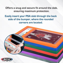 BCW: Graded Slab Bumper - PSA - Purple (6 Each/Pack - 40 Packs/Case)