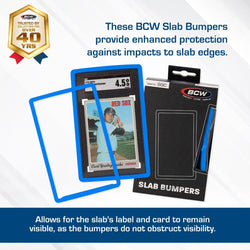BCW: Graded Slab Bumper - PSA - Blue (6 Each/Pack - 40 Packs/Case)