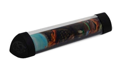 Playmat Tube: Clear with Black Caps and Dice