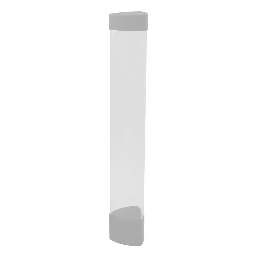 Playmat Tube: Clear with White Caps and Dice