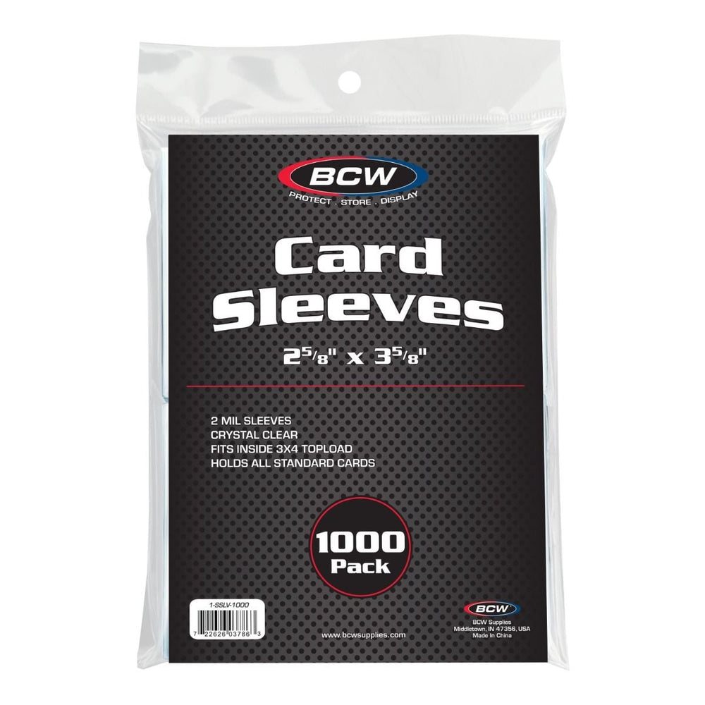 BCW: Card Sleeves (1000 Each/Pack)