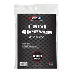 BCW: Card Sleeves (1000 Each/Pack)
