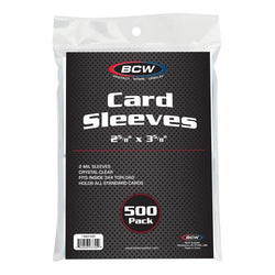 BCW: Card Sleeves - 2 5/8" x 3 5/8" (500 Each/Pack)