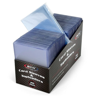 BCW: Card Sleeves + Toploader (100 Each/Pack)