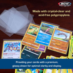 BCW: Card Sleeves - 2 5/8" x 3 5/8" (500 Each/Pack)
