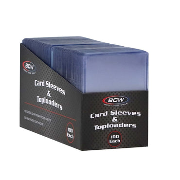 BCW: Card Sleeves + Toploader (100 Each/Pack)