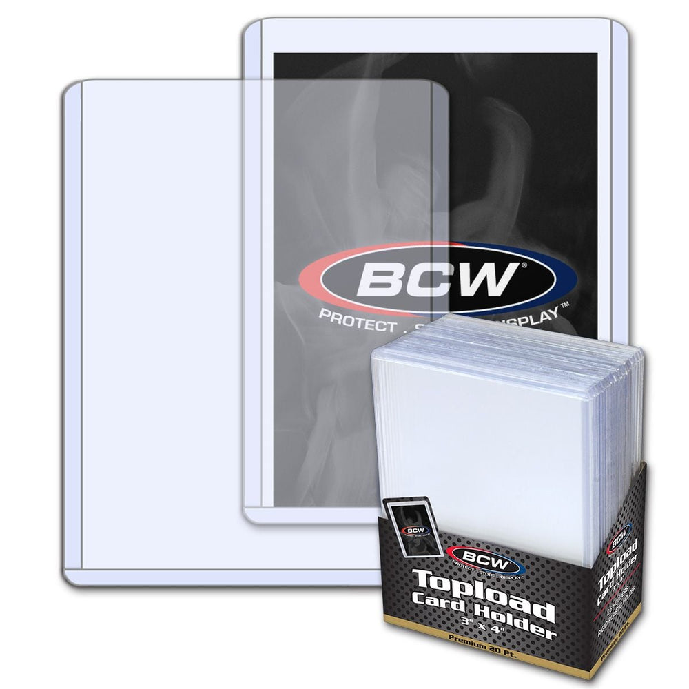 BCW: Toploader Holder - 3 X 4 - Premium (25 Each/Pack)