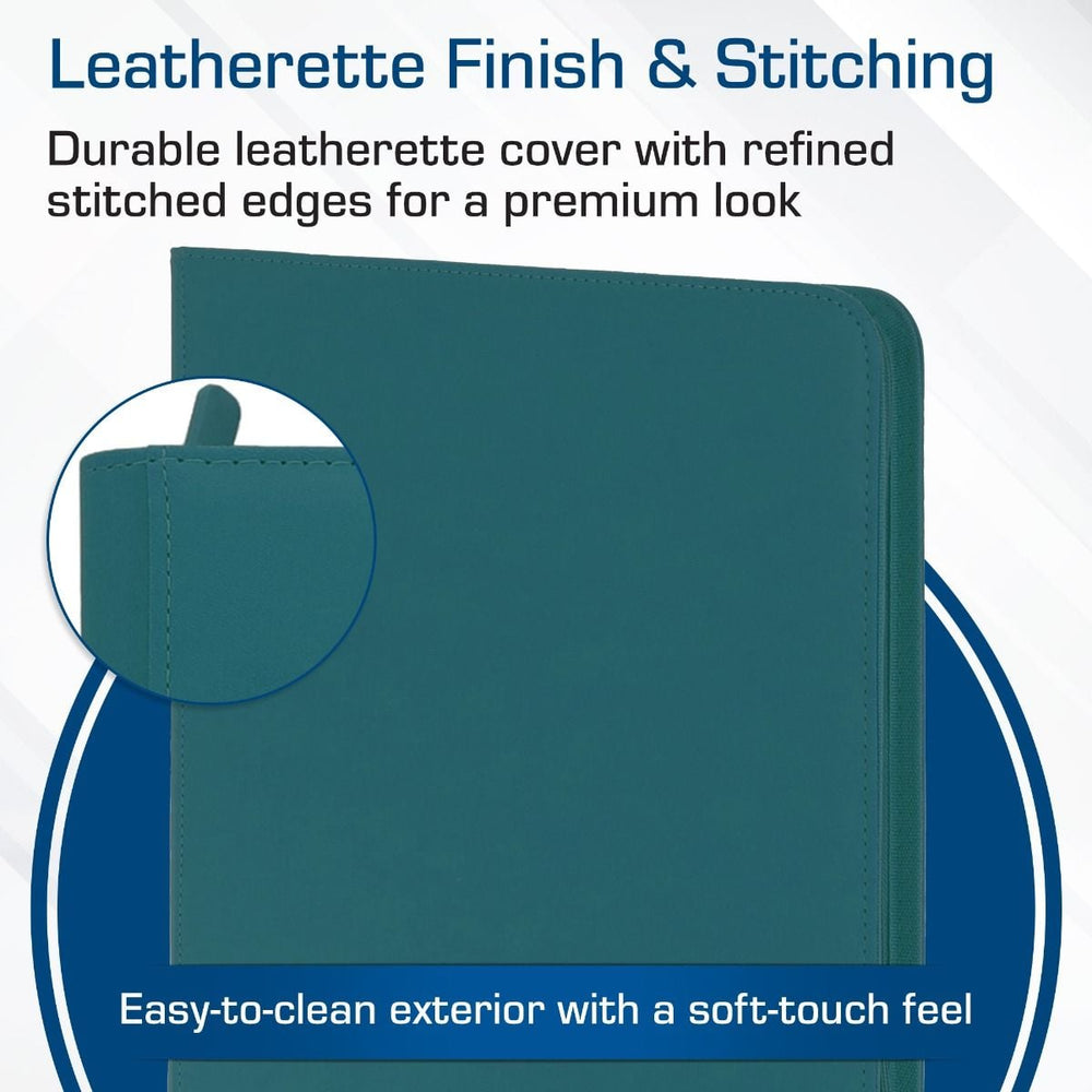 BCW: Zipper Folio 12-Pocket - LX - Teal