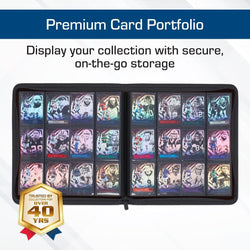 BCW: Zipper Folio 12-Pocket - LX - Black