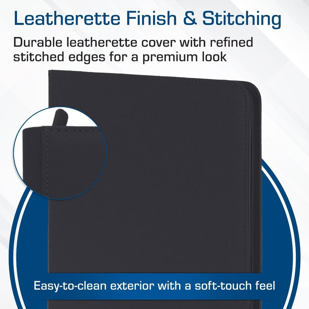 BCW: Zipper Folio 12-Pocket - LX - Black