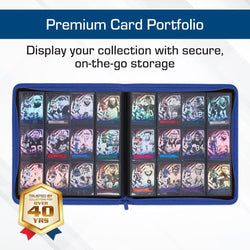 BCW: Zipper Folio 12-Pocket - LX - Blue