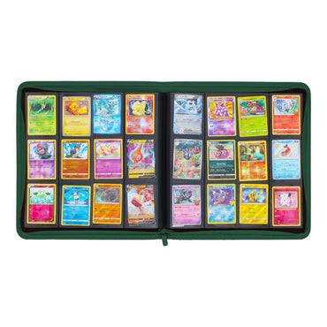 BCW: Zipper Folio 12-Pocket - LX - Green