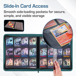BCW: Zipper Folio 12-Pocket - LX - Teal