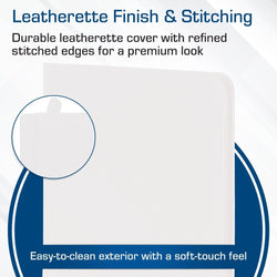 BCW: Zipper Folio 12-Pocket - LX - White