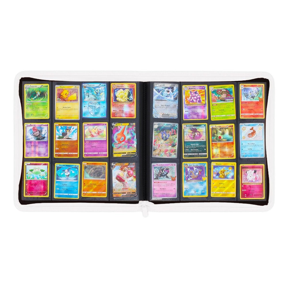 BCW: Zipper Folio 12-Pocket - LX - White