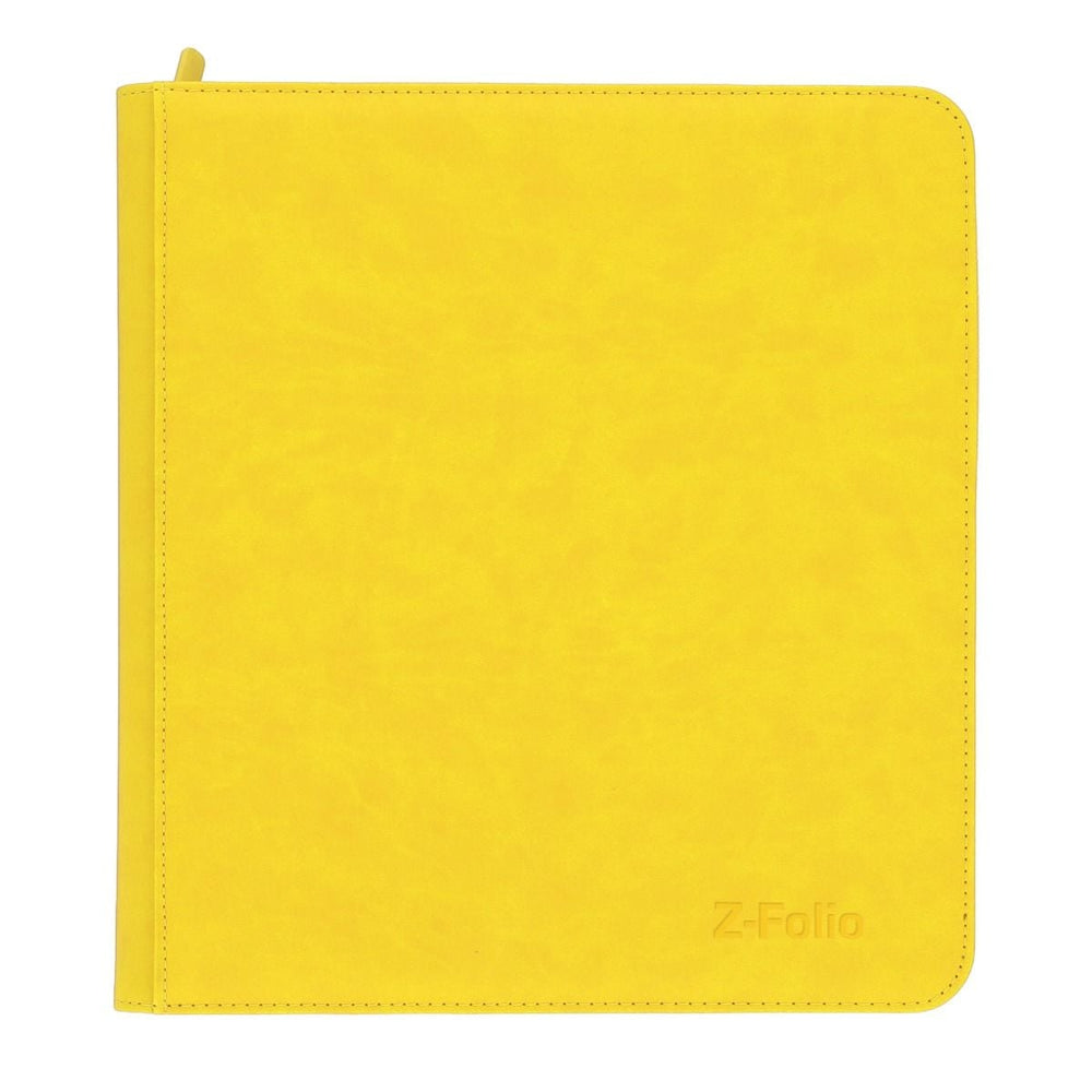 BCW: Zipper Folio 12-Pocket - LX - Yellow