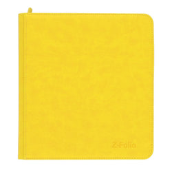BCW: Zipper Folio 12-Pocket - LX - Yellow