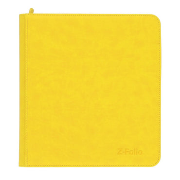 BCW: Zipper Folio 12-Pocket - LX - Yellow