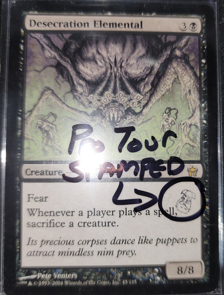 Desecration Elemental (Pro Tour Stamped) [Fifth Dawn]