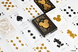 Playing Cards: Bicycle - Mickey Black & Gold