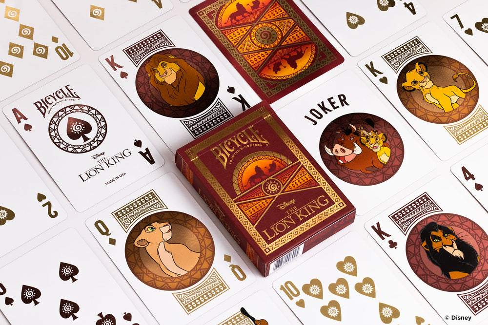 Playing Cards: Bicycle - Lion King