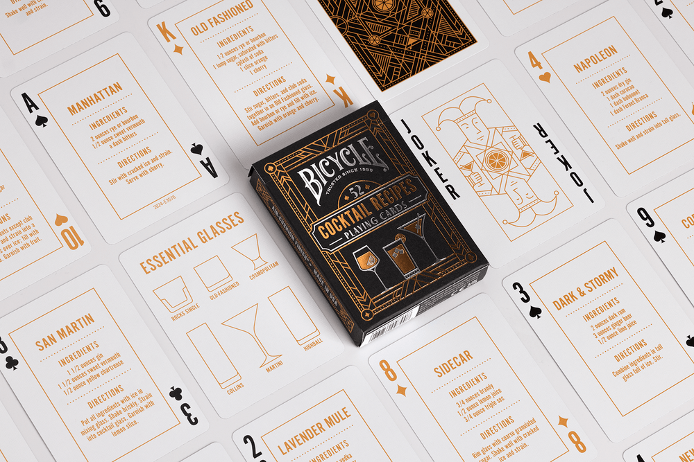 Playing Cards: Bicycle - Cocktail Recipes