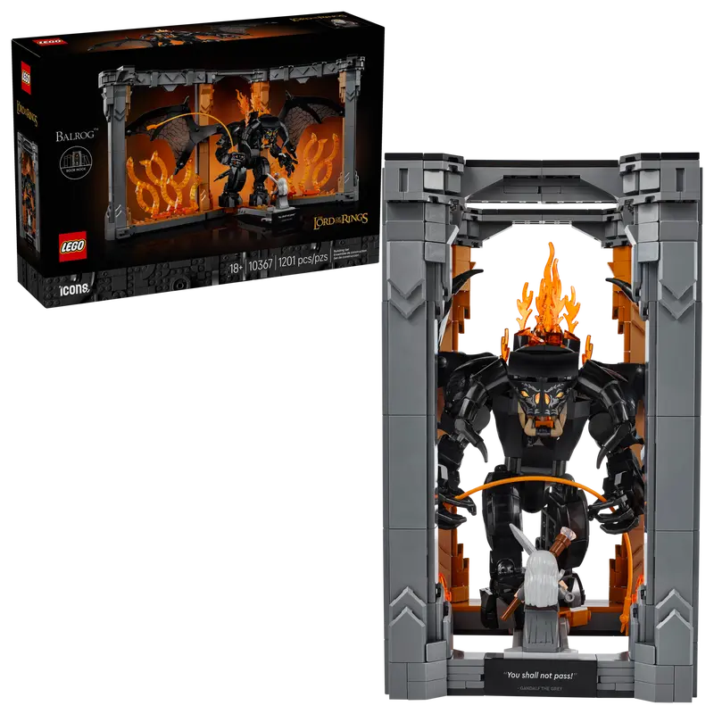 Lego: Lord of the Rings - Balrog Book Nook