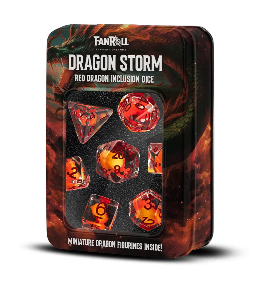 Dragon Storm: Red Dragon Inclusion Dice (7 set)
