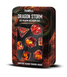 Dragon Storm: Red Dragon Inclusion Dice (7 set)