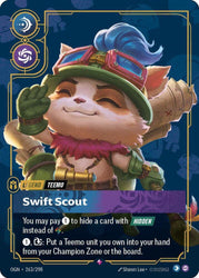 Teemo, Swift Scout (Metal) (Best Of) (263/298) [Riftbound Organized Play Promotional Cards]