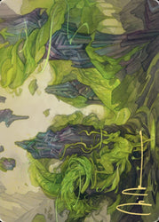 Reclaim the Wastes Art Card (Gold-Stamped Signature) [Zendikar Rising Art Series]