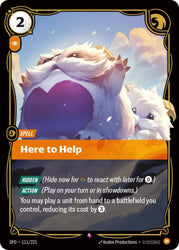Here to Help (111/221) [Spiritforged]