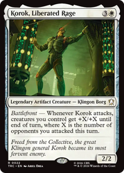 Korok, Liberated Rage (Surge Foil) [Star Trek Commander]