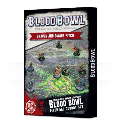 Blood Bowl: Skaven and Dwarf Pitch & Dugouts