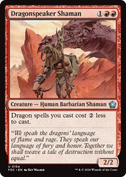 Dragonspeaker Shaman [Foundations Commander]
