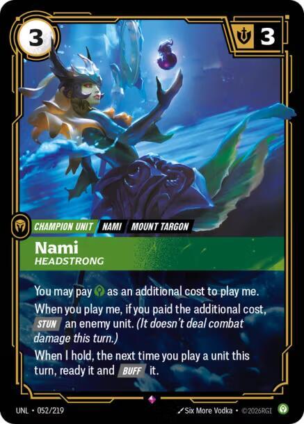 Nami, Headstrong (052/219) [Unleashed]