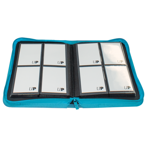 Ultra Pro: Zippered PRO Binder 4 Pocket - Vivid Teal