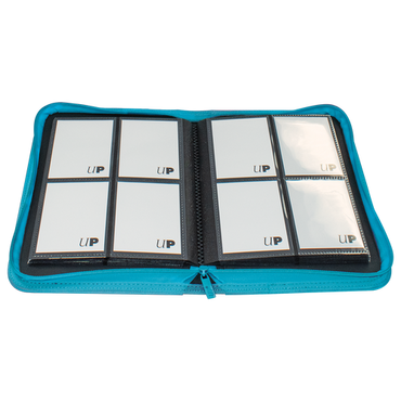 Ultra Pro: Zippered PRO Binder 4 Pocket - Vivid Teal