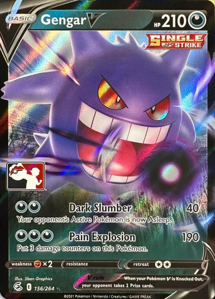 Gengar V (156/264) [Prize Pack Series Two]