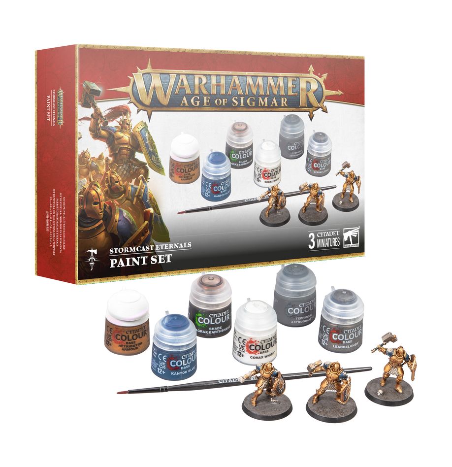 Warhammer, Age of Sigmar: Stormcast Eternals & Paint Set