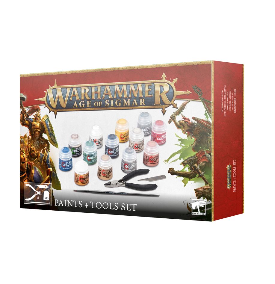 Warhammer, Age of Sigmar: Paints & Tools Set