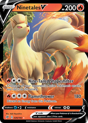 Ninetales V (026/192) [Sword & Shield: Rebel Clash]