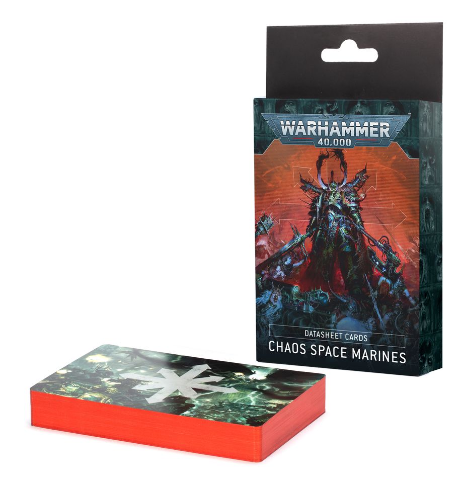 Warhammer 40K: Datasheet Cards - Chaos Space Marines