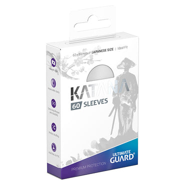 Ultimate Guard: Katana Sleeves - Japanese White 60-count