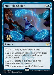 Multiple Choice [Strixhaven: School of Mages Prerelease Promos]