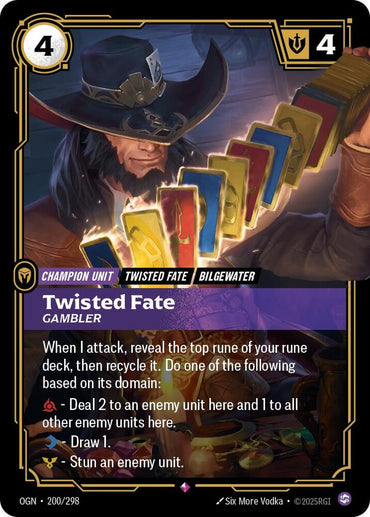 Twisted Fate, Gambler (200/298) [Origins]