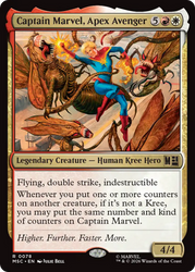 Captain Marvel, Apex Avenger [Marvel Super Heroes Commander]